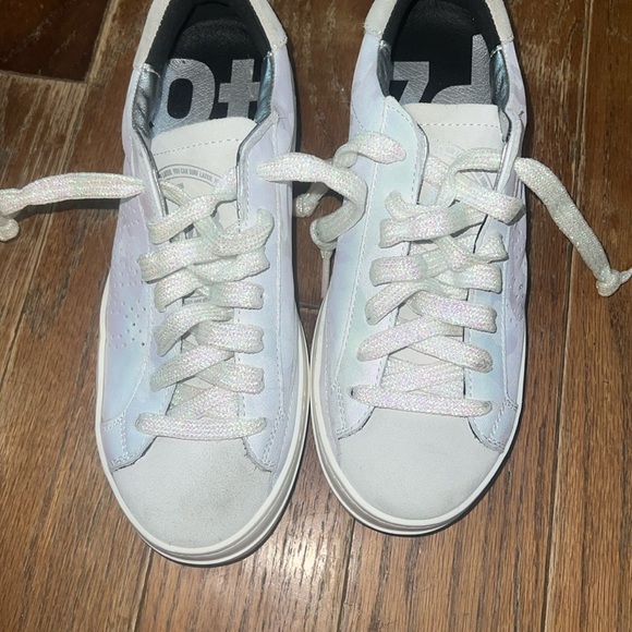 P448 Shoes - NWOT P448 Iridescent Sneakers